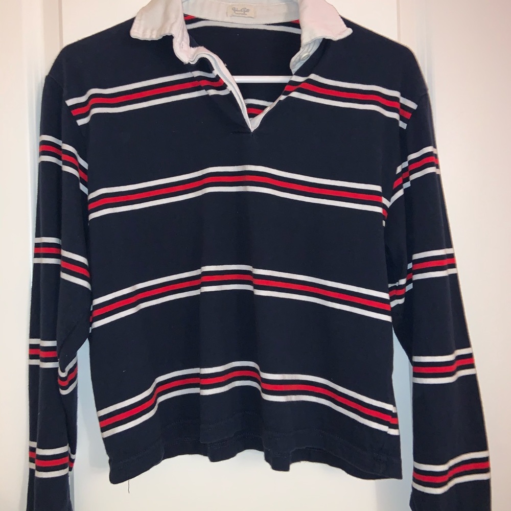 brandy melville collared jonny top